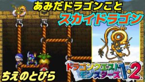 【PS版】ドラクエモンスターズ1・2 #22 あみだくじ ちえのとびら あみだドラゴンことスカイドラゴン 星降りの勇者と牧場の仲間たち