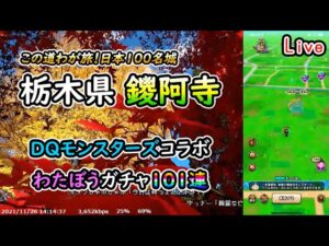 【ドラクエウォークLive】栃木県 鑁阿寺とモンスターズコラボイベント【ニコ生同時配信】