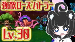 【ドラクエウォーク】強敵ローズバトラーLv.30に挑戦!|ドラクエモンスターズコラボ・DQM【ドラゴンクエストウォーク】
