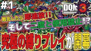 【負けたら即帰宅の旅 #1】モンスターを全員生存させつつ全クリせよ!ドラクエジョーカー3無印版を縛りプレイ!
