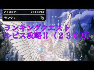 【DQMSL】ランキングクエスト ルビス攻略‼︎(230万)