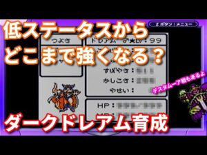 【ダークドレアム】低ステータスからLv９９でどこまで強くなる？【テリワンレトロ実況】
