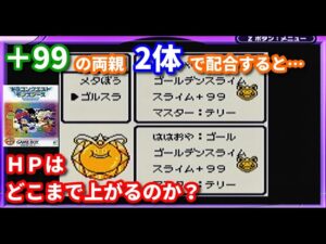 【検証】両親が＋９９のゴールデンスライムはどこまでHPが上がるのか？【テリワンレトロ実況】