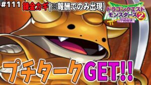 【超リセマラ】ようやく錬金カギの報酬でプチタークが出たぞ！！！！ドラゴンクエストモンスターズ2イルルカを実況プレイ！