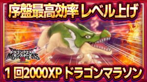 【DQM3体験版】レベル上げ/経験値稼ぎ最高効率！ドラゴンマラソン！ザバトローム連打で超快適レベリング！【ドラクエモンスターズ3】【ピサロザ】