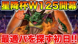 【DQMSL】星降り杯W125始まりました!! 初日研究していこう!!【ドラクエ】