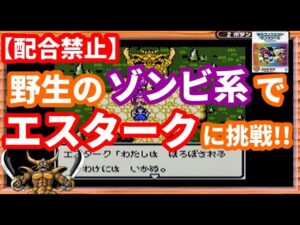 【野生で魔王挑戦】野生のゾンビ系モンスター達でエスタークに勝てるのか⁉【テリワンレトロ実況】