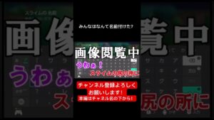 絶対に付けないスライムの名前#ドラクエ #ドラクエモンスターズ3 #shorts #ゲーム実況