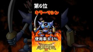 【DQM3】ランクマ使用率最強ランキング【ドラクエモンスターズ3】 #shorts